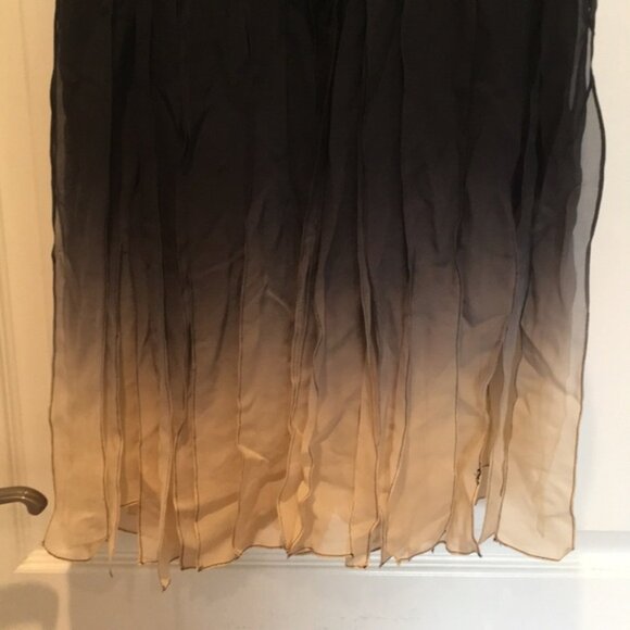 BCBG MaxAzria Silk Strapless Ombré Cocktail Dress - Size (s) 2 & 4 - Picture 3 of 8